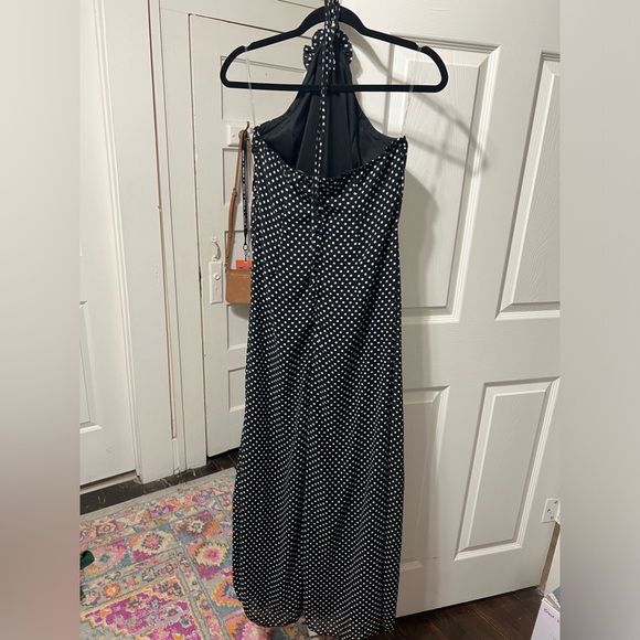 Boohoo Polka Dot Ruffle Maxi Dress - Picture 4 of 4